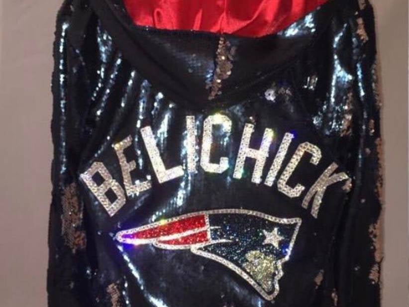 Linda Holliday's Crystal Super Bowl Hoodie Just Made the Patriots Invincible
