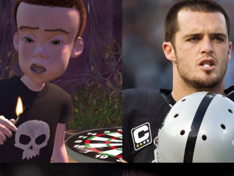 Did Sid From Toy Story Grow Up To Be Derek Carr?