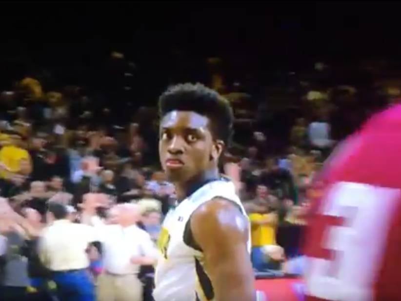 Iowa's Tyler Cook Had A Post-Dunk Stare Down For The Ages Against Indiana