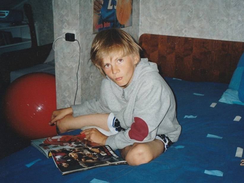 8 Year Old Kristaps Porzingis Is A Sight To Behold