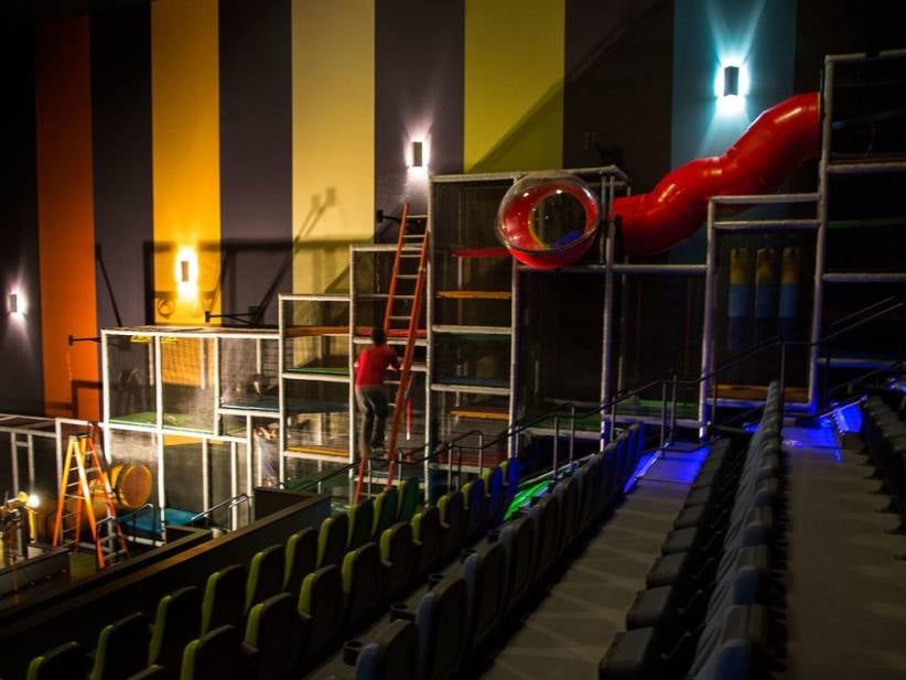 Who Decided It Was A Good Idea To Put Jungle Gyms In Movie Theaters And Are They In Prison Yet?