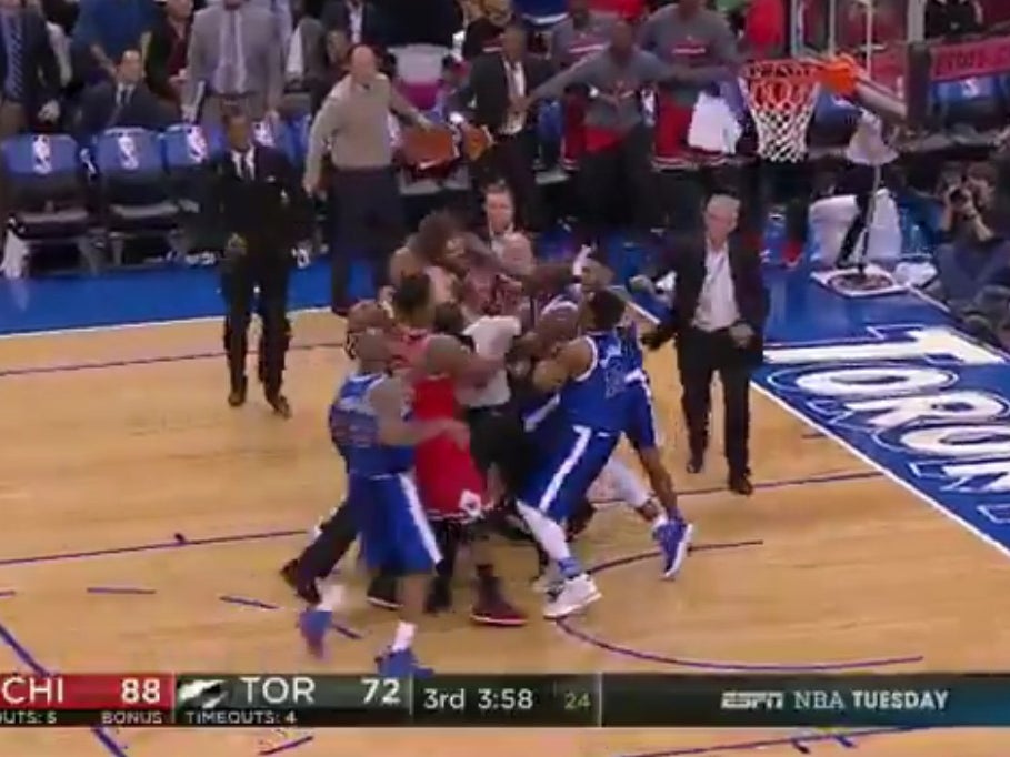 Serge Ibaka And Robin Lopez Are Out For Each Other's BLOOD