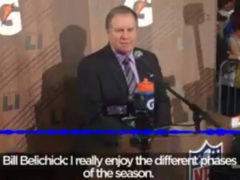 Belichick Gives Us a Little Dose of Why He's Never Going to Retire