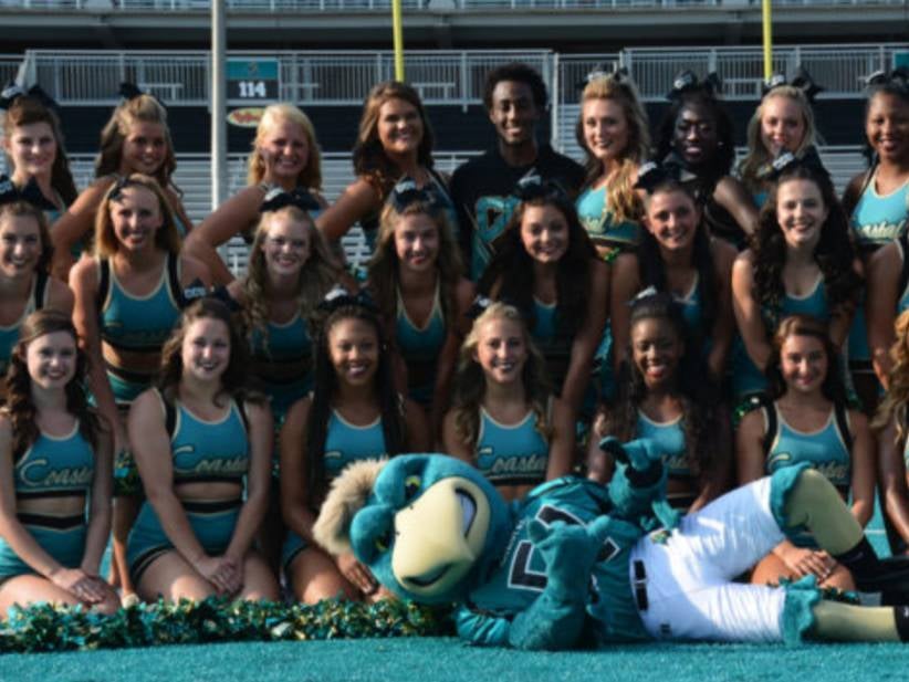 The Suspended Coastal Carolina Cheerleading Team Had Girls Registered For A Sugar Daddy Website Where They Were Paid $1500 To "Go On Dates" With Rich Dudes, Wink Wink