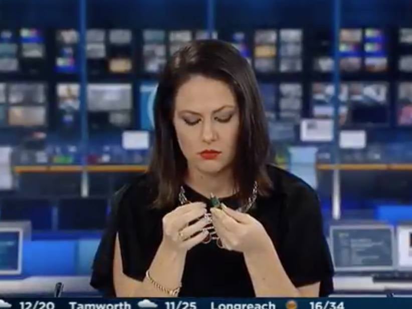 News Anchor Gets Caught Completely Zoning Out During A Segment