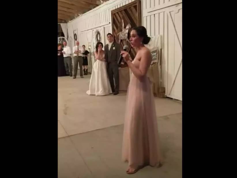 Another Bridesmaid Is Going Viral For Rapping To Eminem At A Wedding And This Needs To Stop