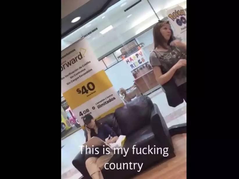 A Woman Went Off On A Latino Dude Trying To Help At A Mall And Got Extra Racist With Him Fast