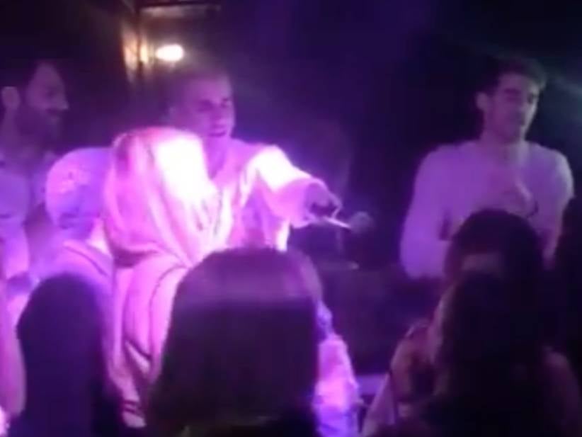 Bieber and Chainsmokers Lit Up 1 Oak Last Night