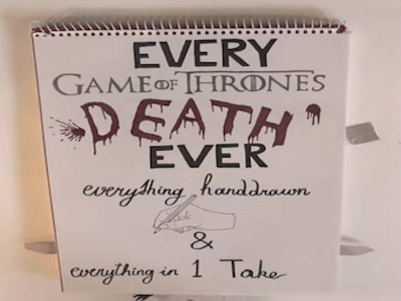 Wake Up With Every Major Game Of Thrones Death Drawn By Hand