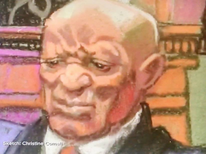 Bill Cosby's Court Sketch From Yesterday Was Absolutely Brutal