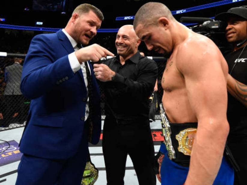 Robert Whittaker Won The UFC Interim Middleweight Championship On One Leg And Michael Bisping Was NOT Impressed