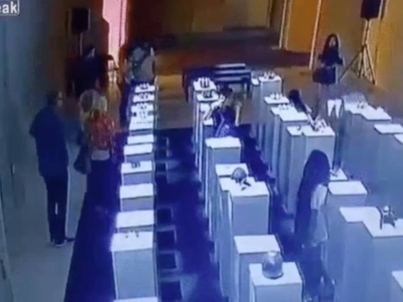 Woman Knocks Over $200,000 Art Exhibit While Trying To Take A Selfie With It