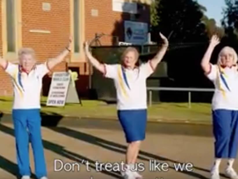 These Old Bowling Ladies Re-Creating Beyonce's 'Single Ladies' Video Is..........Well It's Something
