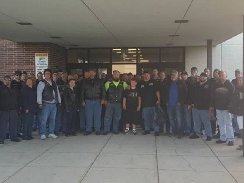 More Than 50 Bikers Escorted A Kid To School After They Found Out He Had Been Bullied