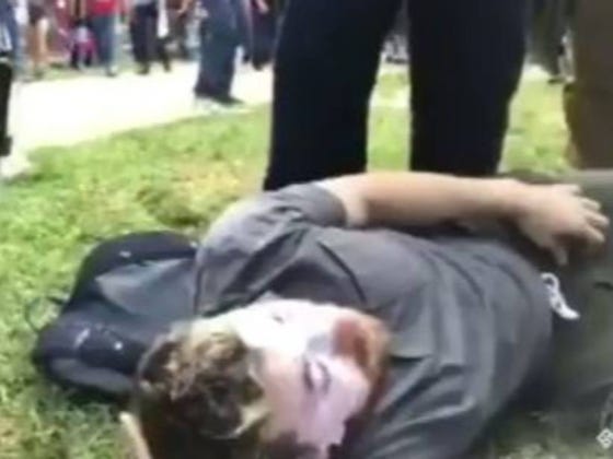 Not Neo Nazi (Wink Wink) Baked Scrod Got Bear Maced Today In Charlottesville And It's The Funniest Thing Ever