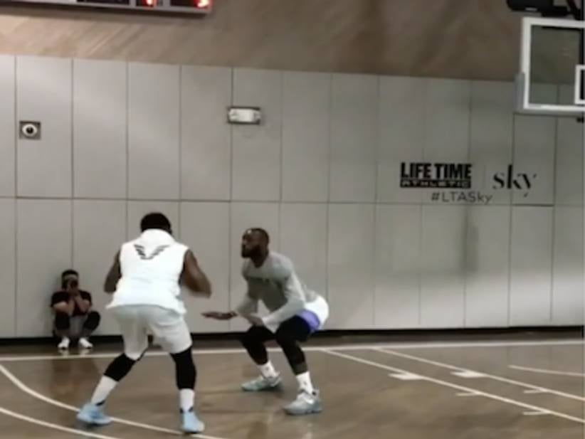 Hoodie Melo Was Balling His Dick Off With Kevin Durant And Lebron James During A Game Of Pickup Hoops