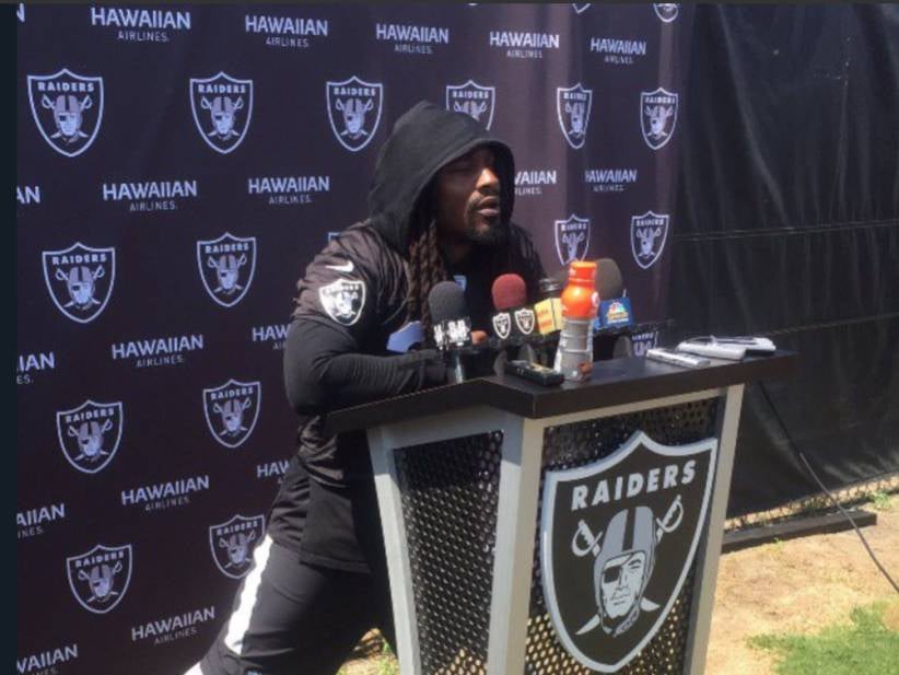 Marshawn Lynch Says There Is No "Elephant In The Room" About His National Anthem Protest Because A Mouse Ran In And Elephants Are Scared Of Mouses