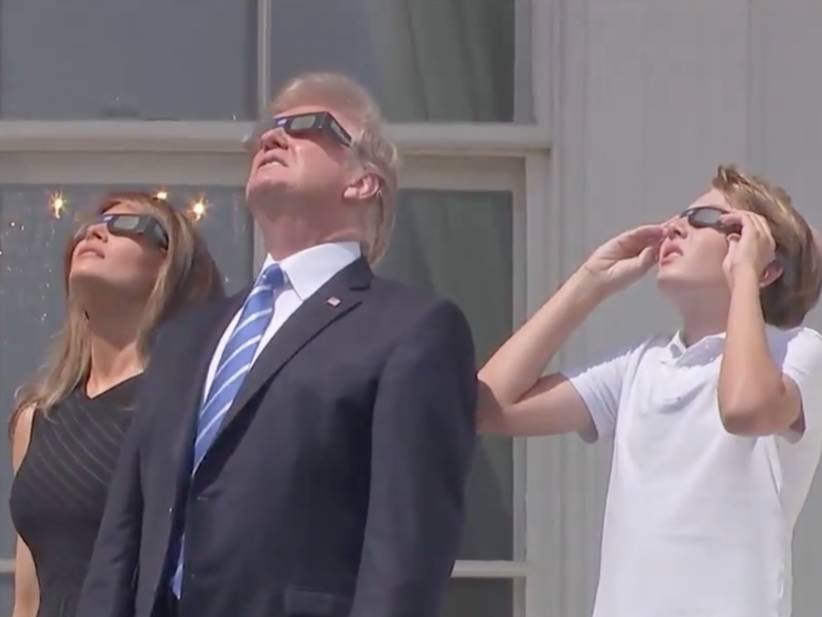 I Could Watch The Trumps Watch The Eclipse All Day