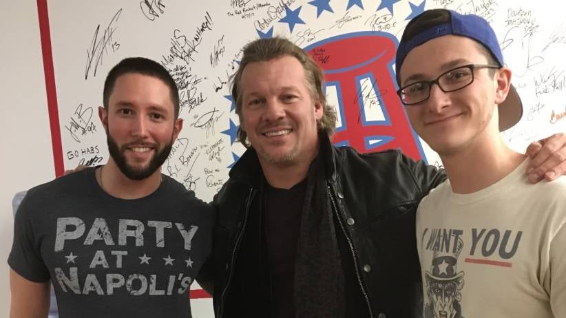 Chris Jericho Joined Us For Barstool Radio/From The Top Rope Yesterday, Here's Some Highlights