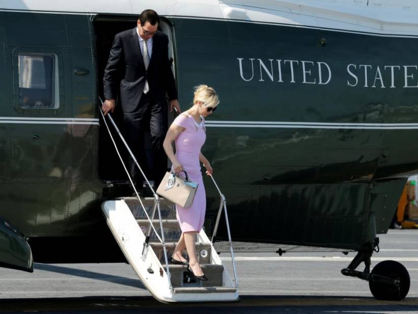 Shooters Shoot: Treasury Secretary Requests $25K Per HOUR Government Jet For Honeymoon With His Hot Wife