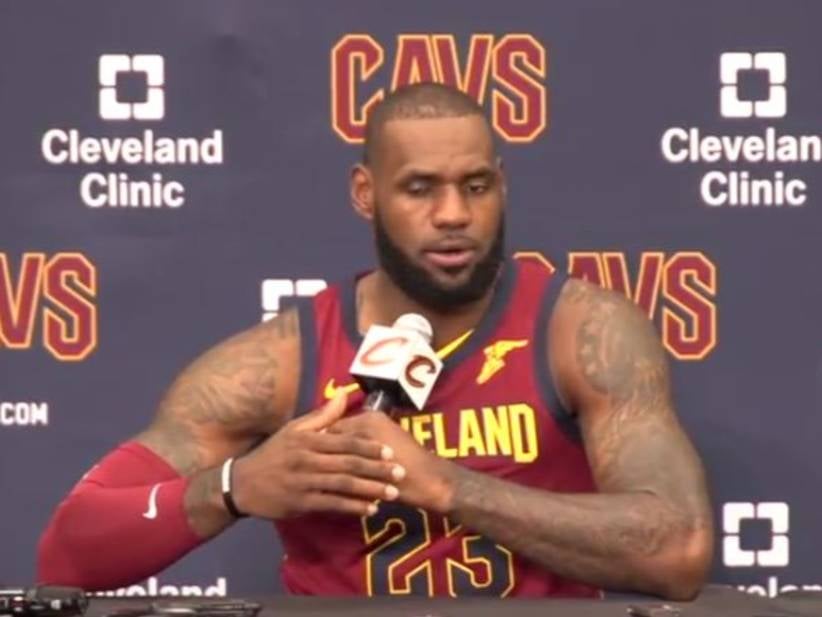 Lebron James Talks About Kyrie Irving Leaving The Cavs.  Proceeds To Call Him “Kid” 1 Million Times In 5 Minutes