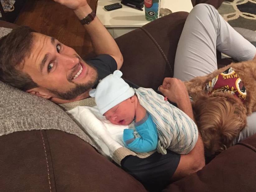 Kirk Cousins Is Spending His Bye Week With His New Son And Pup #Goals