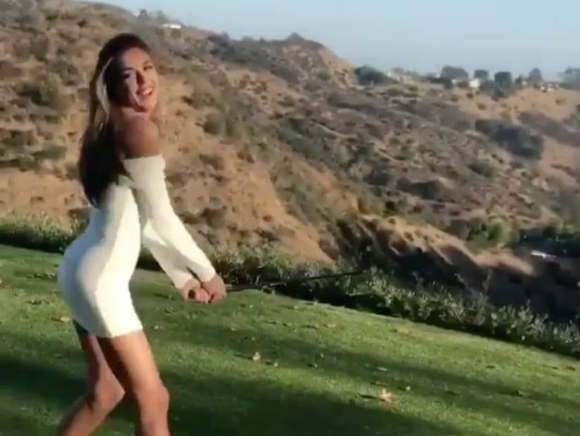 Here We Have Sylvester Stallone's Rather Attractive Daughter Striping A Golf Ball