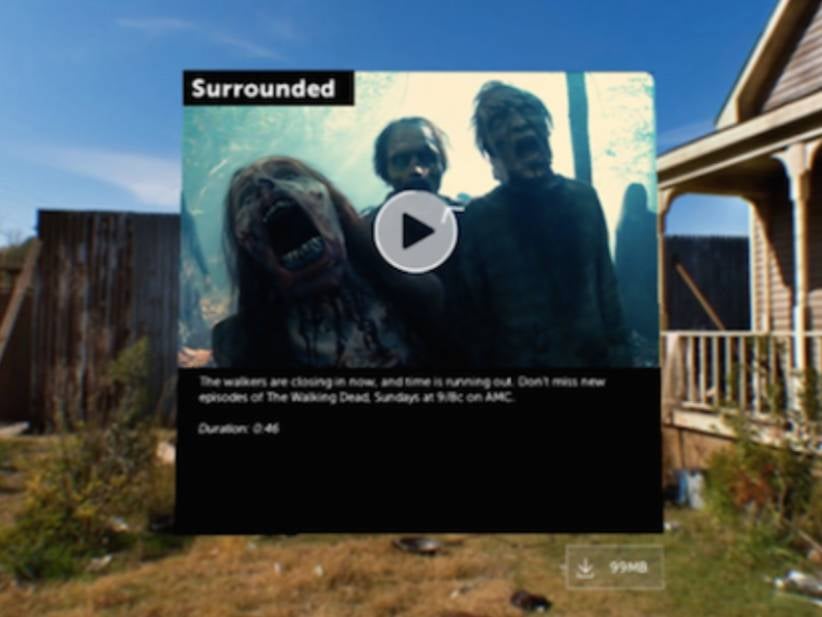 'The Walking Dead' Virtual Reality App Puts Normal People (Like You!) In A Zombie Apocalypse