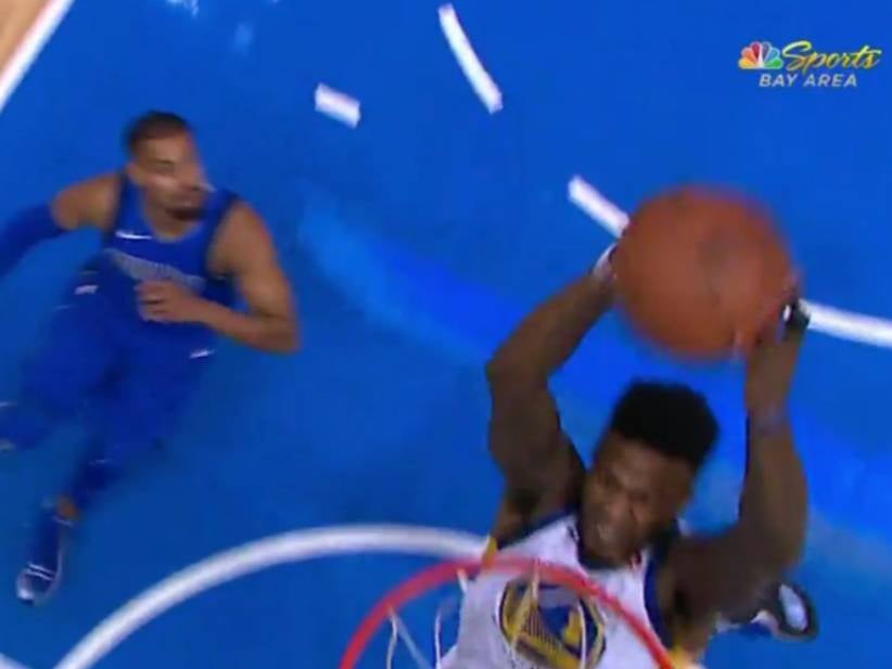 Jordan Bell Had a Self Alley Oop Dunk on a Disrespect Level of a 100 Trillion Last Night, Should Fit Into the Warriors Just Fine