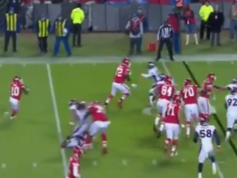 Tyreek Hill With One Of The Worst INT's You'll Ever See Thanks To Andy Reid