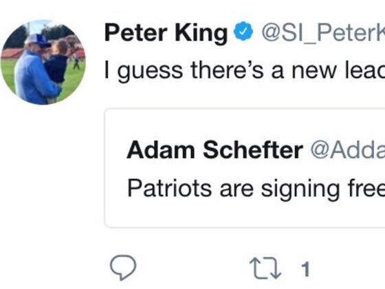 Peter King Jumping On Reports That The Patriots Signed Colin Kaepernick? More Like Peter Pawn.