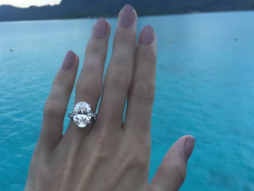 David Lee And Caroline Wozniacki Got Engaged And The Ring Is MASSIVE