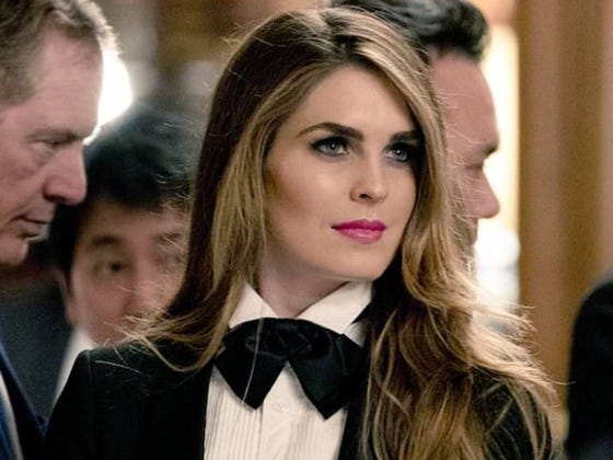 Here's My Girl Hope Hicks Looking Blazing Hot..... In A Tuxedo!?