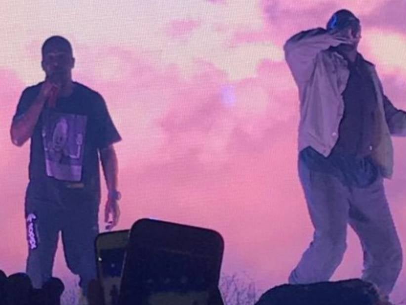 Kanye West Made A Surprise Appearance At Kid Cudi's Show To Punctuate His Comeback From Dementia (Allegedly, Or Something)