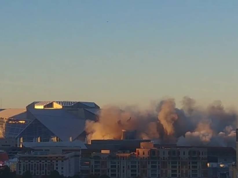 The Georgia Dome Implosion Video We've Been Waiting 24 Hours for Has Arrived