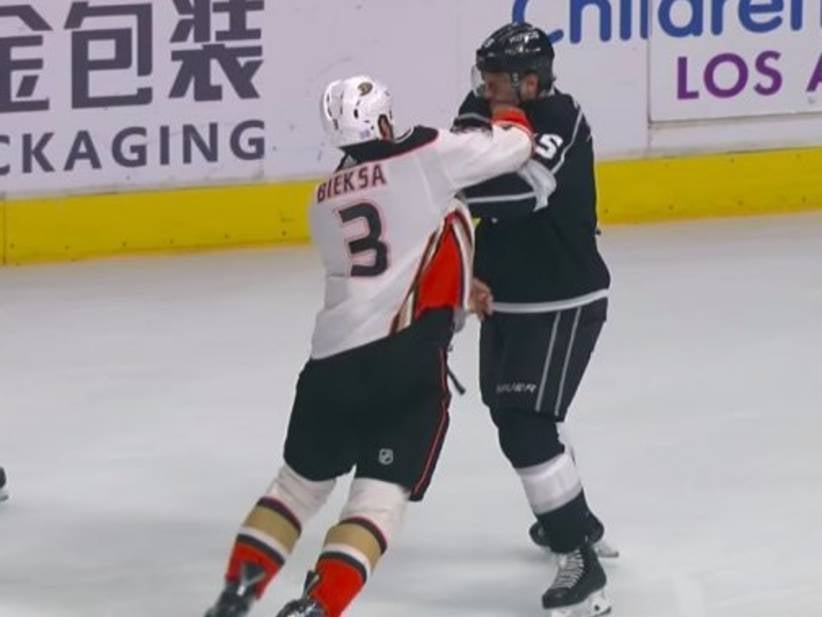 Kevin Bieksa Is Running Away With The "Enforcer of the Year" Award