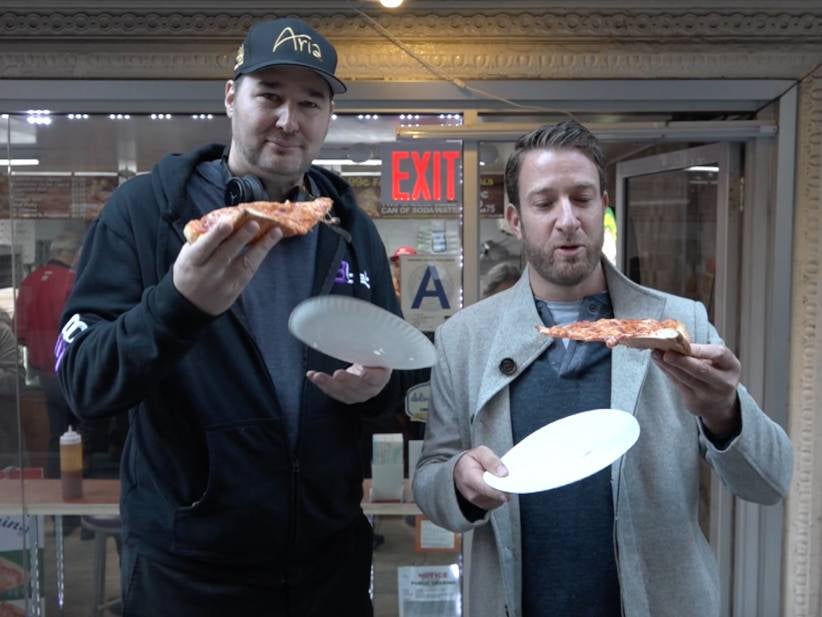 Barstool Pizza Review - Famous Pizza With Special Guest Phil Hellmuth