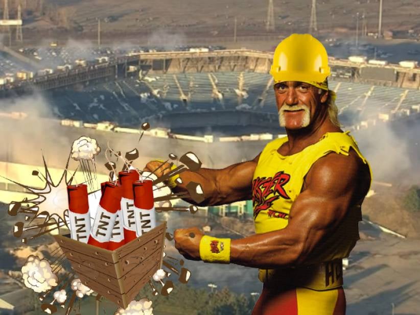 Will Somebody Please Let Hulk Hogan Demolish A Stadium?