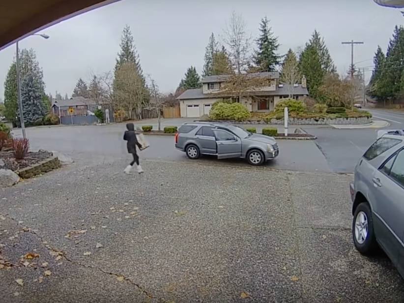 Package Thief Gets Completely Left Out To Dry By Her Get Away Driver