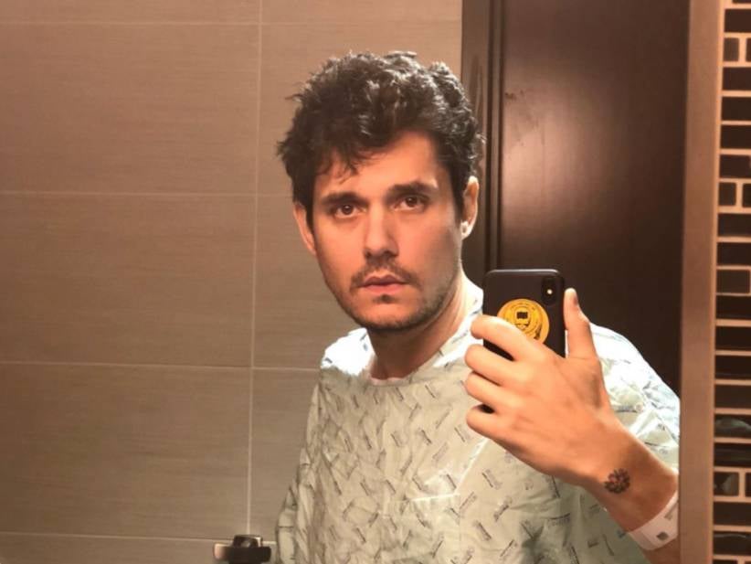 UPDATE: John Mayer Is Recovering From His Appendectomy And Taking Hospital Selfies