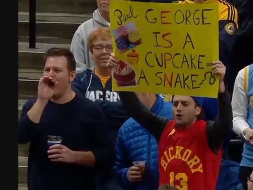 Pacers Fans Put A Lot Of Effort Into Booing Paul George While Supporting Paul George