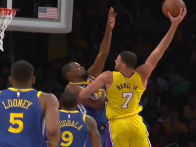 Kevin Durant Getting Posterized By Every Laker on the Team Made Kobe Night So Much Better