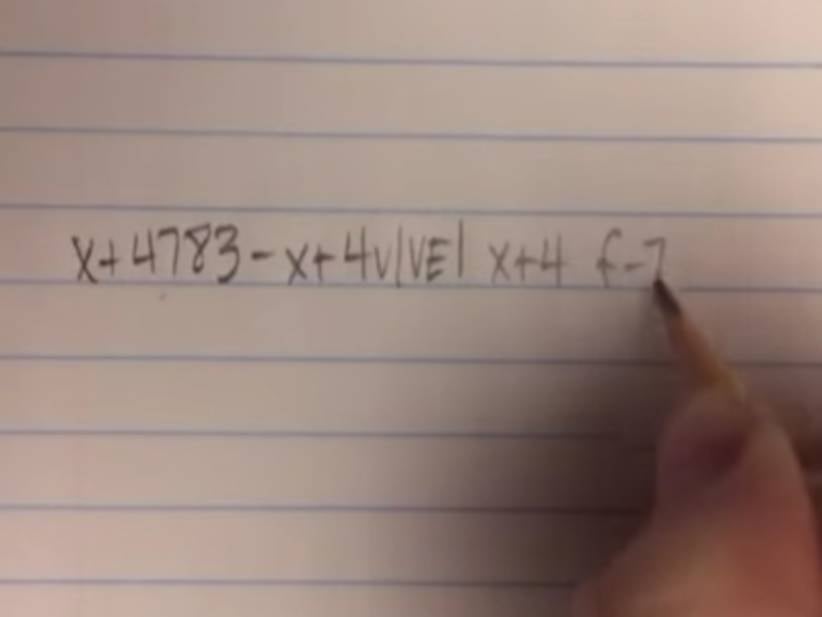 This Video Of A Girl Recreating The Star Wars Cantina Theme Song By Writing A Math Equation Is Way More Entertaining Than It Should Be