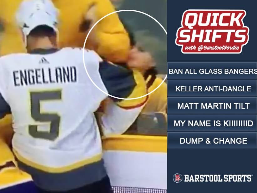 Quick Shifts 1/17: It's Finally Time To Ban Glass Bangers From Hockey Games