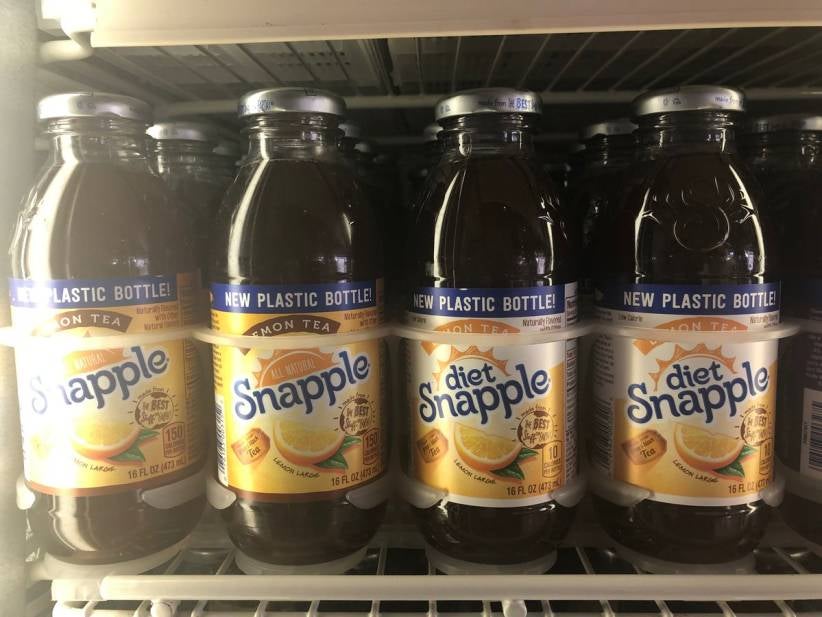 Snapple Changing From Glass Bottles To Plastic Bottles Has Shaken Me To My Core