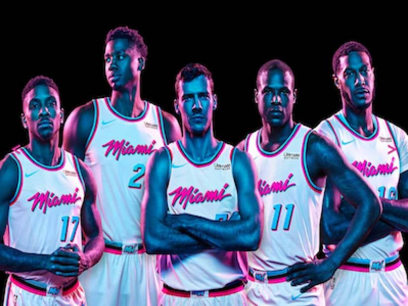 The Miami Heat Unveiled Their Vice Alternate Jerseys Today And They Are Sexy As Hell