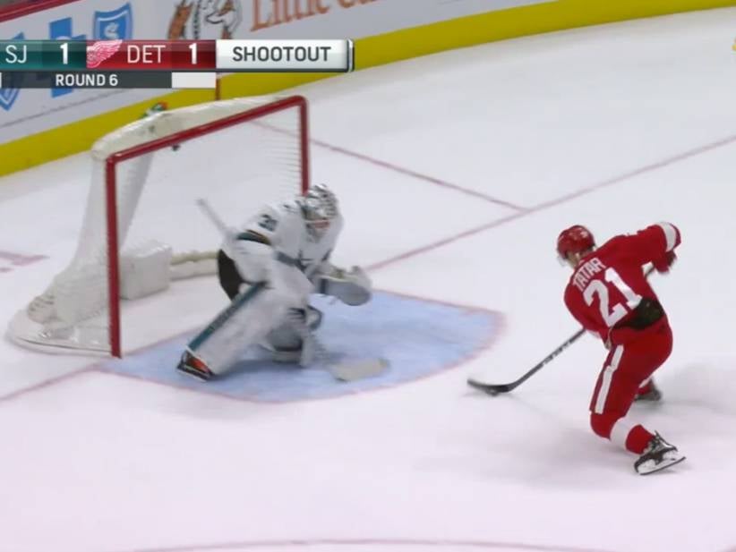 I'm Still Having Difficulty Understanding This Filthy Shootout Move From Tomas Tatar