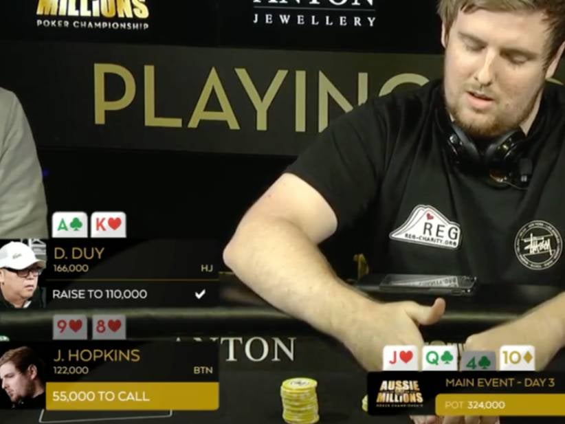Would You Be Able To Fold A Straight In a $10k Main Event?
