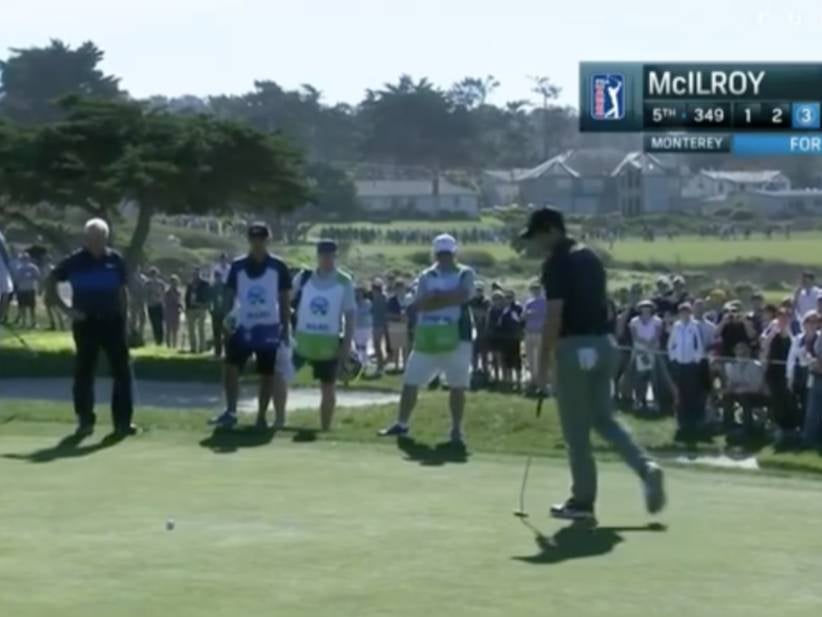 Rory McIlroy With A Look For Eagle... And He 5-Putts For Double!