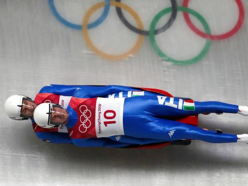 If We're Being Honest, Doubles Luge Doesn't Look Like The Most Comfortable Sport Of All Time